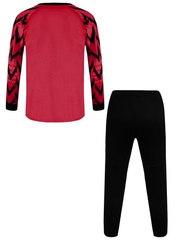 Boys Sets Quick-drying Activewear Goalkeeper Outfits Training Top And Trousers - Picture 47 of 78
