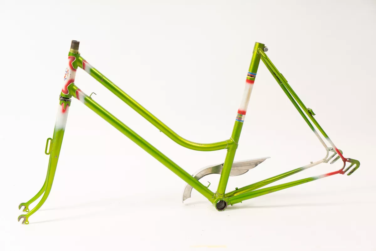 Vintage City Bicycle Frameset Ladies Steel Bike Frame Set Nice