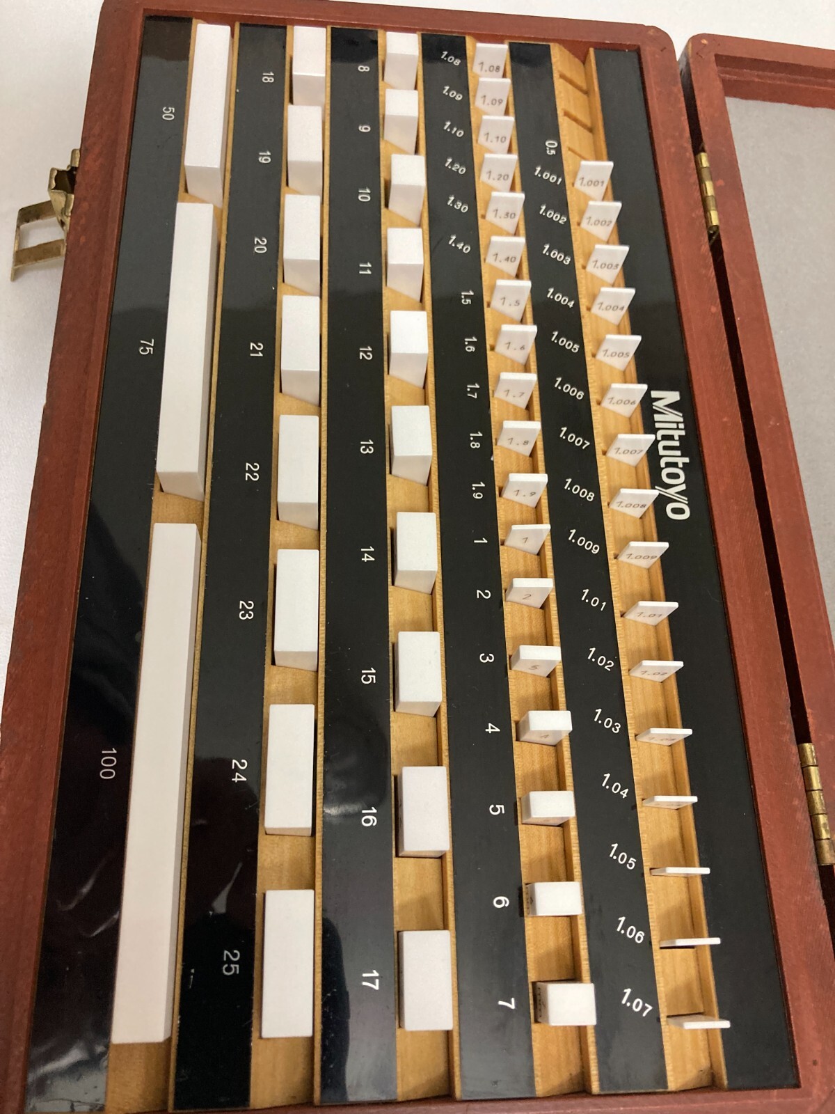 Mitutoyo BM3562 Cera Block Metric Ceramic Gage Block Set eBay