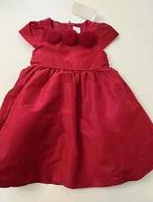 NWT Girls 3 Gymboree HOLIDAY MEMORIES Red Taffeta TULLE Rosebud DRESS 65 Rare 