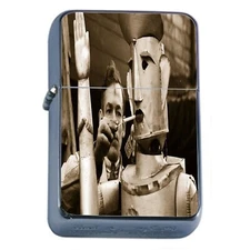 Oil Lighter Smoking Robot Vintage World's Fair