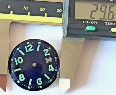 CADRAN 33,7 mm montre watch zifferblatt dial landeron 48 51 148 248 Zelus n33 EUR 48,00 - FR