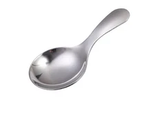 1Pc Short Handle Dessert Spoon Stainless Steel Sugar Salt Spice Spoon Condiment 