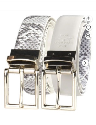 calvin klein reversible monogram belt