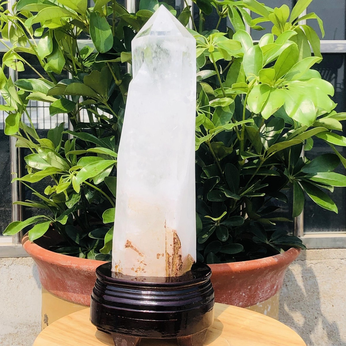 6.86lb Natural Transparent White Crystal Obelisk Quartz 6.86lb Natural Transparent White Crystal Obelisk Quartz