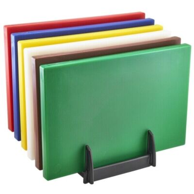 High Density Farbcode Catering Hackbretter 12''''x18'''' mit Gestell 450x300x20mm