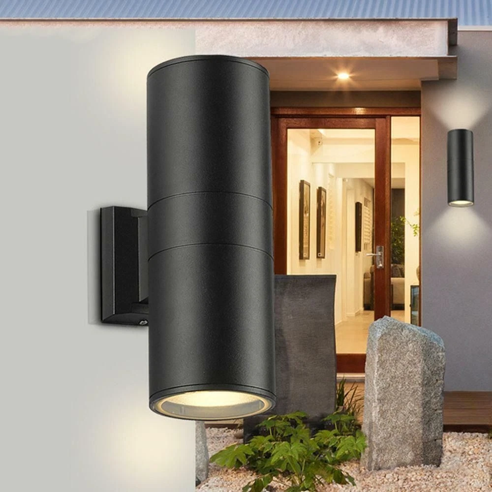 Double outdoor 2024 wall light