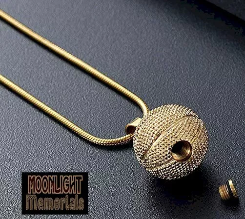 Basketball 2024 urn necklace
