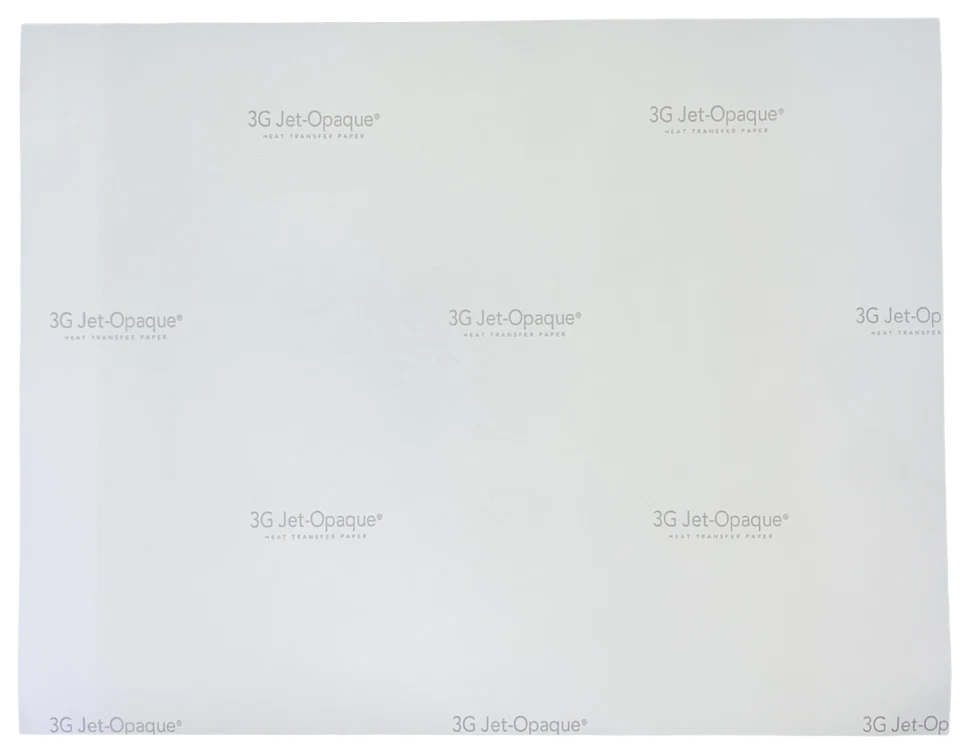 Camiseta oscura de inyección de tinta de papel de transferencia de calor 3G Jet opaca 8,5" x 11" y 11" x 17" Foto 2 de 4