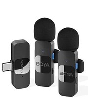 Boya By-v20 Usb-c Wireless Microphone,mini Lapel Mic With Noisecancelling