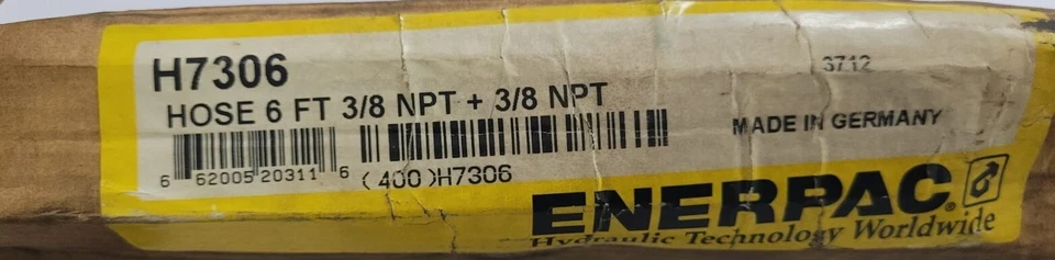 Enerpac H7306 WP 700 Bar 10000 PSI Series E10 Hose 6FT 3/8 NPT + 3/8 NPT - Image 3 of 4
