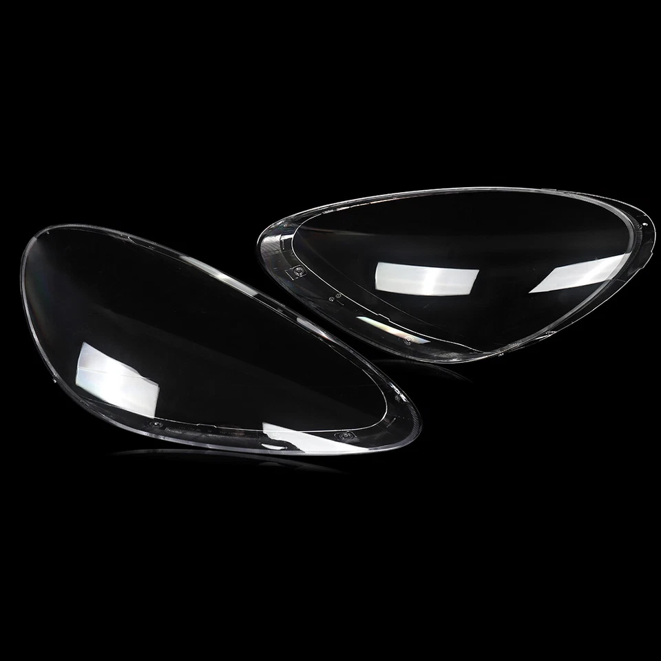 For Porsche Cayenne 2011-2014 Headlight Lens Cover Lampshade Clear Shell LH+RH - Imagem 4 de 4