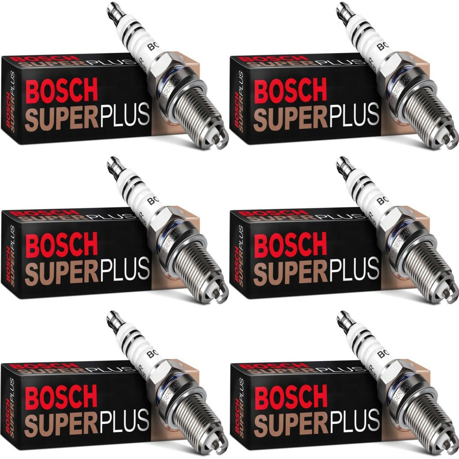 6 X Spark Plugs Set Bosch Copper Core FR8DCX For 1986-1989 NISSAN D21 V6-3.0L