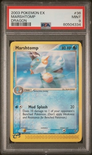 Marshtomp graded PSA 9 for sale on eBay