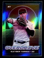 2021 Panini Chronicles Overdrive Gleyber Torres New York Yankees #6 Silver Holo