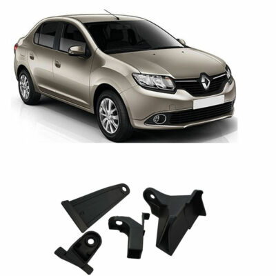 FRONT RIGHT SIDE HEADLIGHT HOUSING REPAIR KIT(4 PIECES) RENAULT SYMBOL 2014-ON