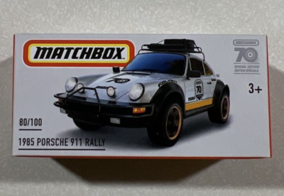 NEW 2023 MATCHBOX Power Grab 1985 Porsche 911 Rally | eBay