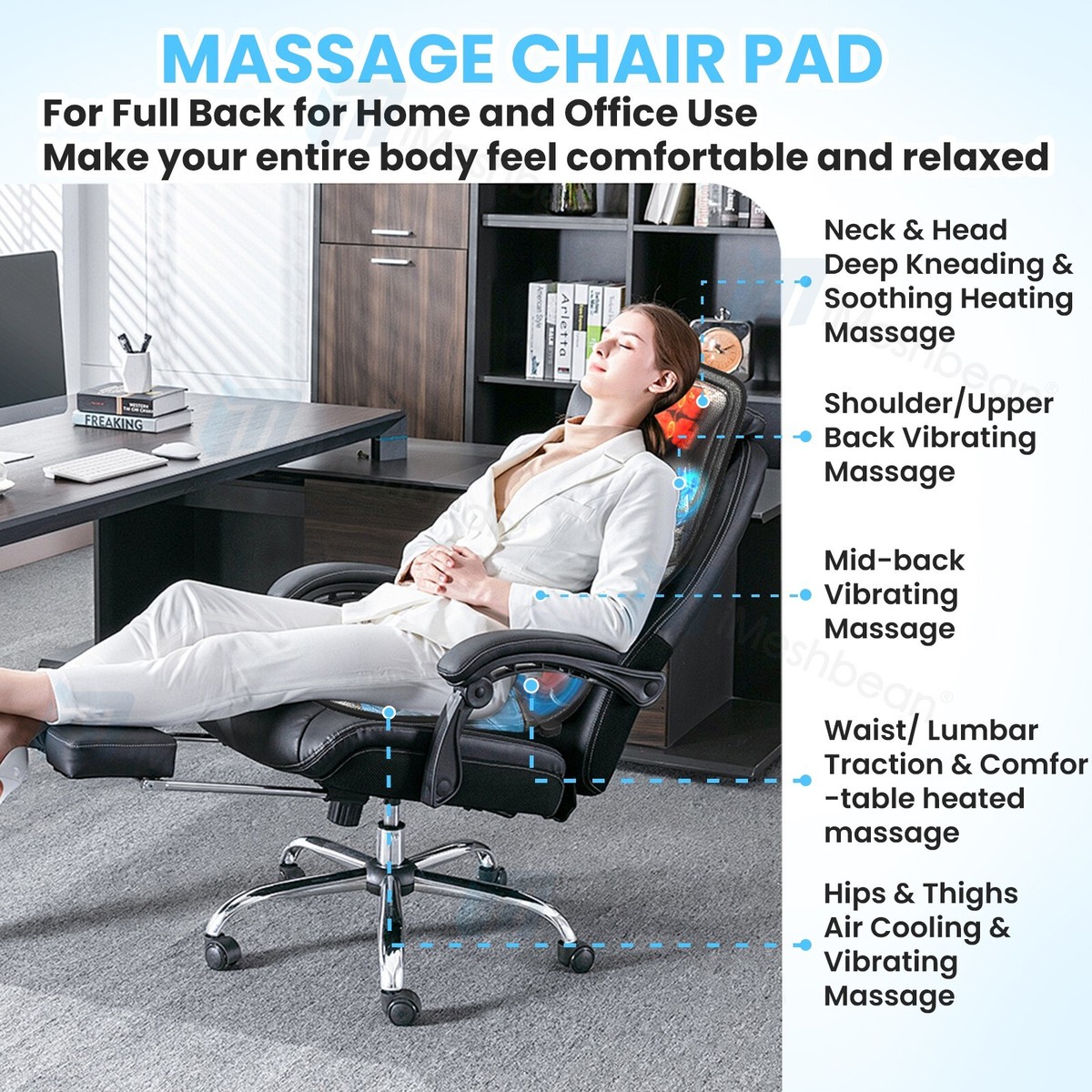 Office Chair Vibrating Chair Pad Office Chair Vibration Seat