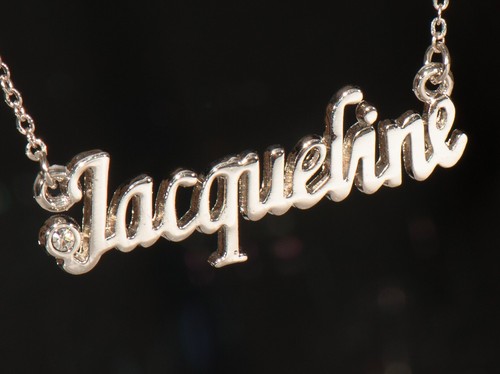 JACQUELINE Name Necklace with 