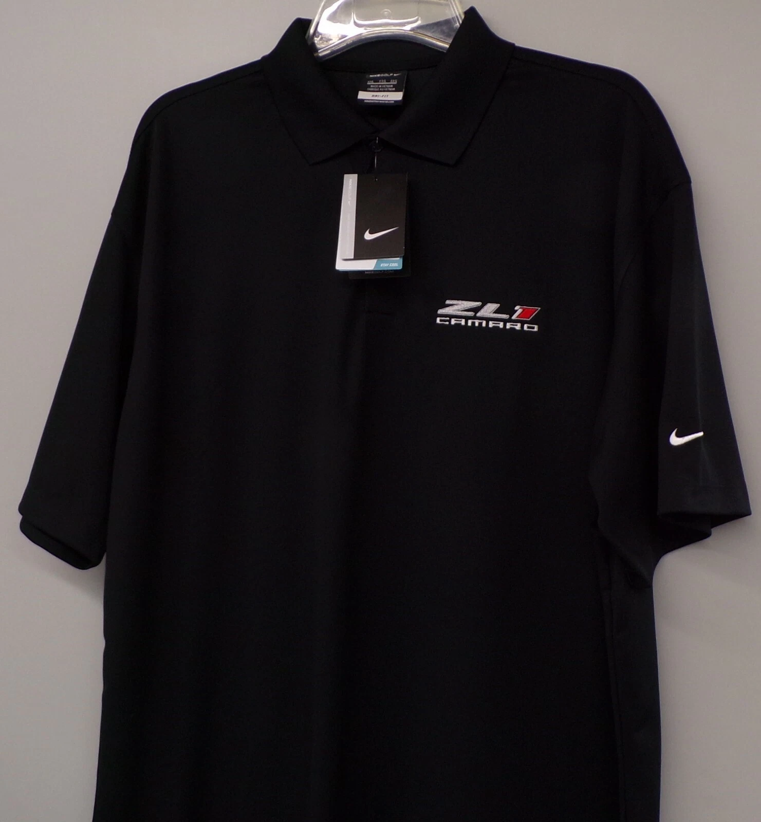 Chevrolet Camaro ZL1 Mens Nike Dri Fit Embroidered Polo XS-4XL, LT-4XLT New