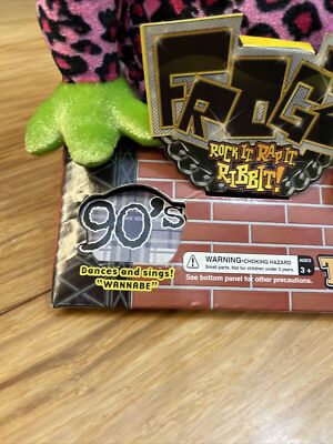 Gemmy 2005 90's Frogz Hip Hop Motion Sings Wannabe From Spice