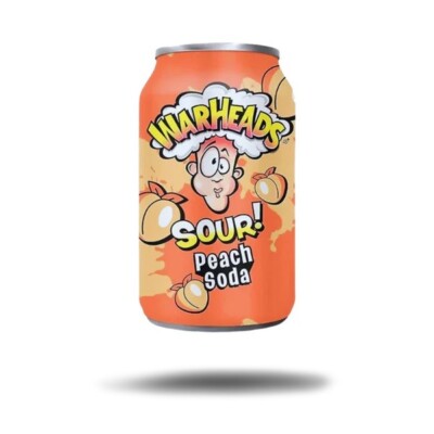 Warheads Sour Peach Soda 330ml Dose incl. 0,25 EUR Pfand