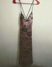 Vintage Style Bodycon Strappy Midi Dress Floral Date Wedding Casual Night Out