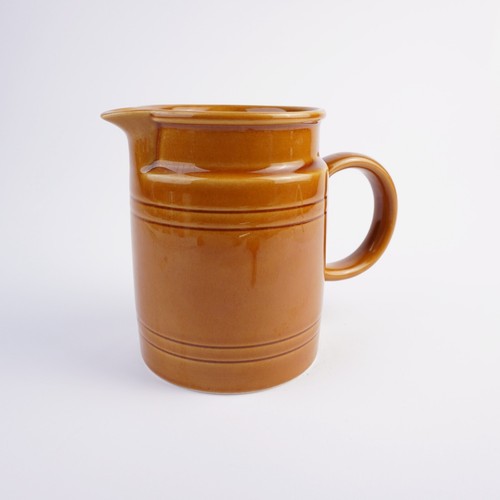 Melitta Ceracron Keramik braun Wasserkru Krug Höhe ca14,8 cm Vintage Mid Century - Bild 2 von 17