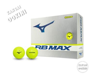 MIZUNO RB MAX Yellow Golf Balls 1 Dozen (12 Balls) Distance Type Suitabl