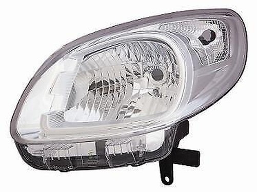 Scheinwerfer Links H4 Mit Regelung Für Renault Kangoo 2013 Parabolisch Chrom