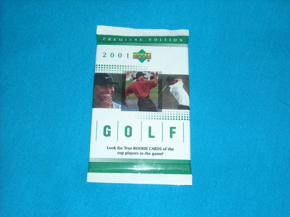 Pin conmemorativo Masters 2019 y paquete de golf de cubierta superior 2001 - Tiger's RC año UD!!! Foto 4 de 4