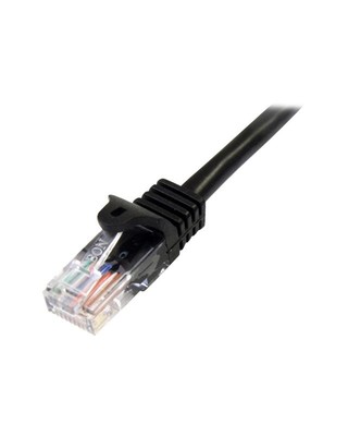 StarTech.com 1m Cat5e RJ45 UTP Netzwerkkabel Snagless Cat 5e Patchkabel Schwarz