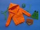Vtg Barbie Ken Skin Diver #1406, Complete - Sweatshirt, Swimsuit & Accessories