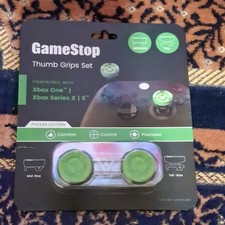GameStop Thumb Grips Set Pulsar Edition Green Medium Tall Xbox One Series X S