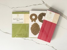 Anna Griffin Glorious Impression Dies, Holiday Slimline,  Matte Foil Cardstock