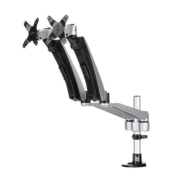 Startech.com Unisex Black Desk-Mount Dual Monitor Arm - Full Motion Articulating In 19.8Lb - Image 6