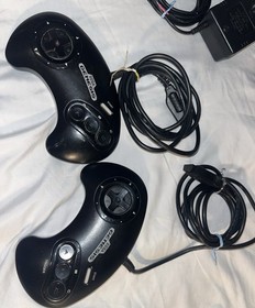 Sega Genesis Model 1 HDMI Bundle - Tested System, 2 Controllers, 18 Games Lot