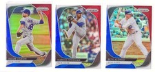 2020 Panini Prizm Red White & Blue Teir 1 1-100 NEW YORK METS Team Set 