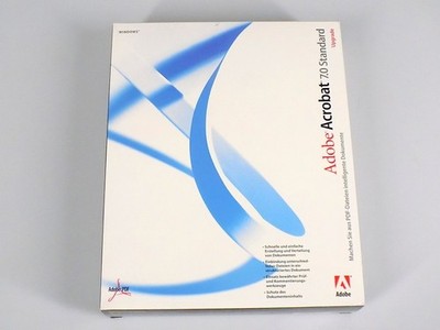 Adobe Acrobat 7.0 Standard Upgrade DE Windows CD-ROM Lizenz PDF Software