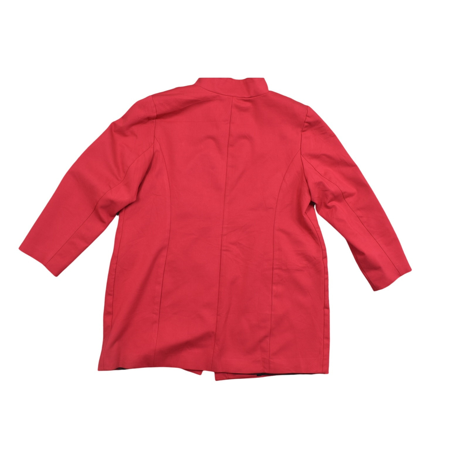 Chico's Size 3 Red Basic Jacket Rayon Coat - Preo… - image 2