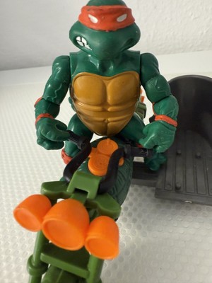 Turtle Von 1988 Mirage Studios Playmates Toys Mit Motorad mit Beiwagen  Vintage