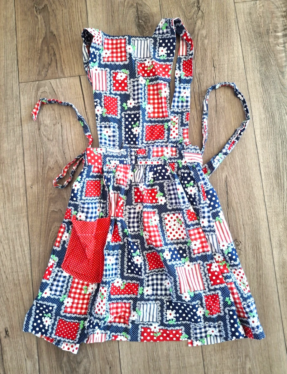 Vintage Pinafore Apron In Collectible Kitchen Aprons for sale | eBay