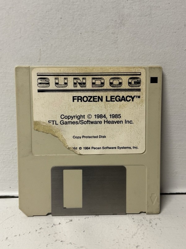 FTL Games Sundog: Frozen Legacy Atari ST 3.5 Floppy 1985