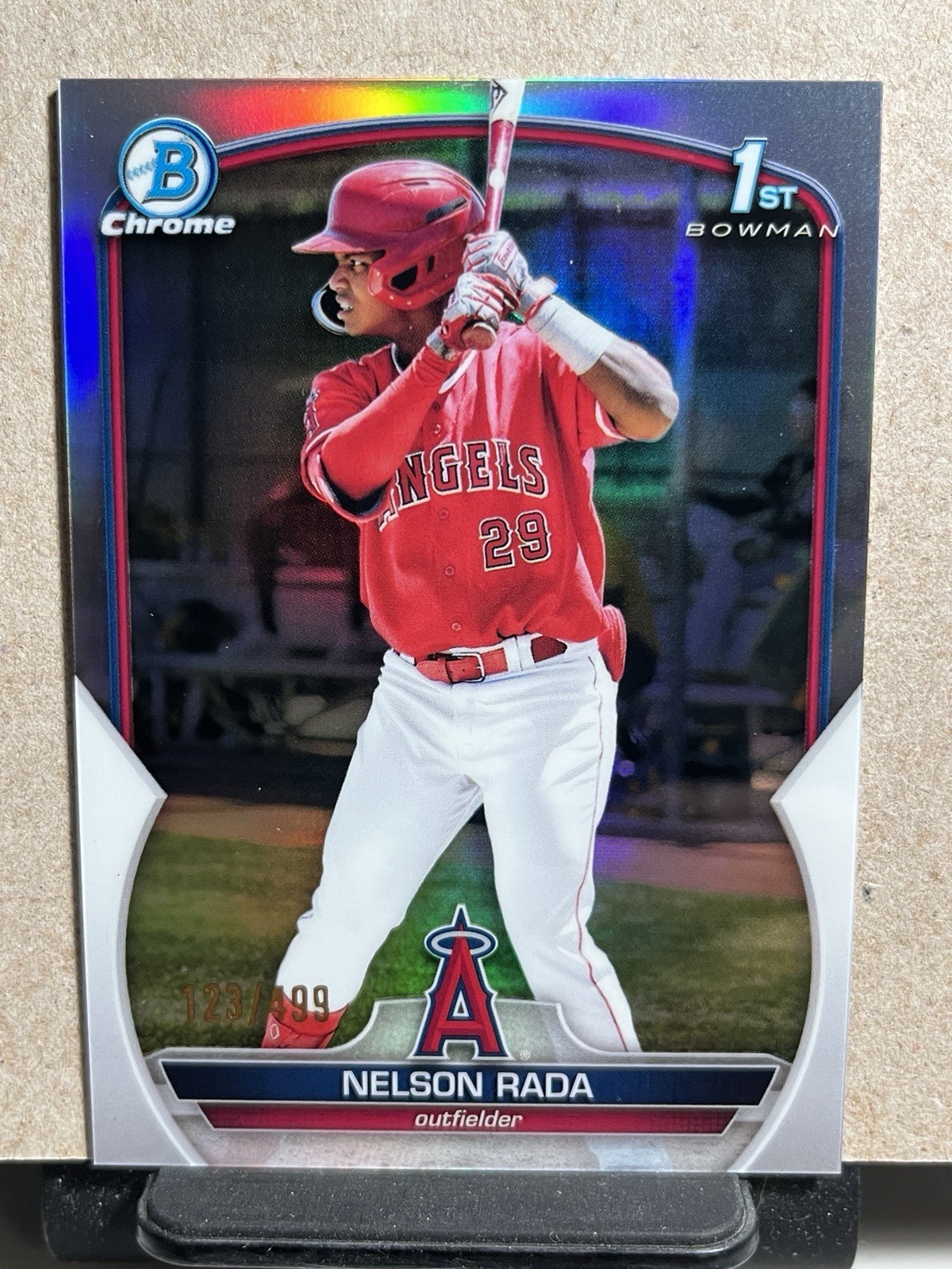 2023 Bowman - Chrome Prospects Nelson Rada #BCP-132 Refractor /499 (RC)