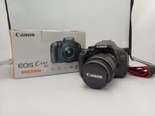 Canon EOS Kiss X5 DSLR Camera Kit with EF-S 18-55mm Lens, 18MP, SDXC compat
