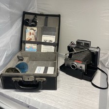 Polaroid Land Camera 101 Automatic case portrait kit 581 flash bulbs kit