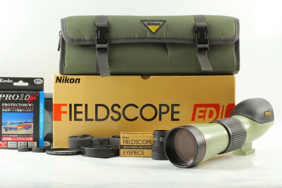 [BOXED N MINT+++] Nikon Fieldscope Field Scope ED II D60 20x Okular JAPAN