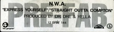 N.W.A. - Express Yourself (12'', Promo)