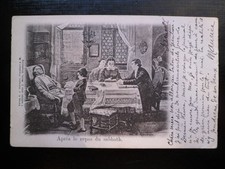 Judaica,Judaika, AK nach M.D.Oppenheim, Shabbat, gel. 1906