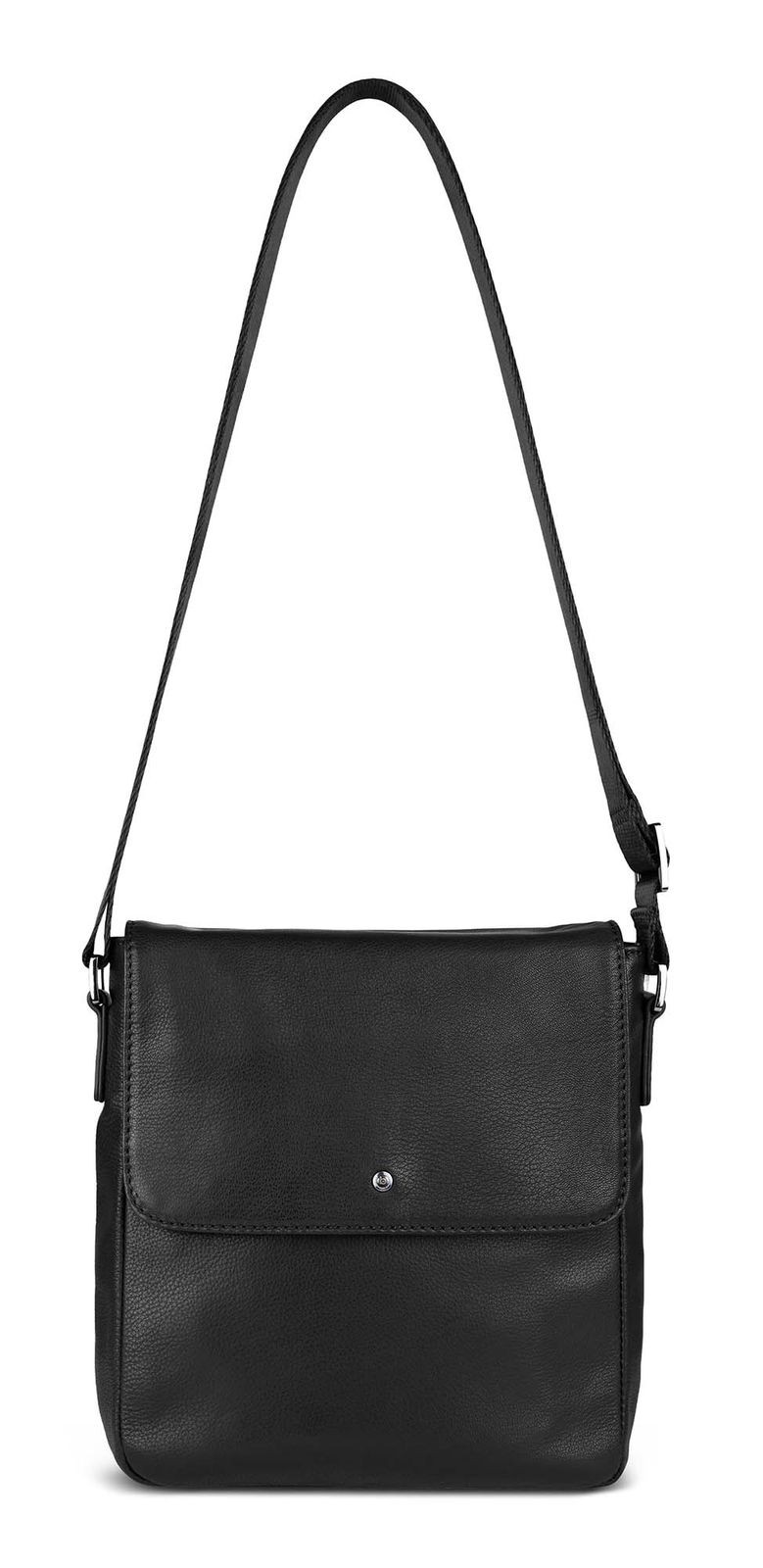 bugatti cross body bag Black Magic Shoulder Bag With Flap Black